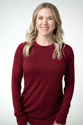 Blair Long Sleeve Top - Cranberry