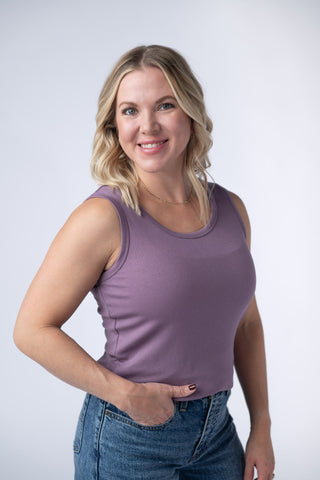 Ava Tank - Dusty Lavender