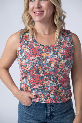 Ava Tank - Bright Floral