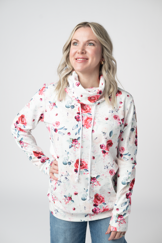 Soft Funnel Neck - Pink Bloom