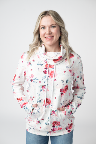 Soft Funnel Neck - Pink Bloom