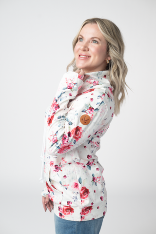 Soft Funnel Neck - Pink Bloom