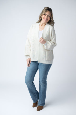 Kinsley Cardigan - Purple, Pink, and Green
