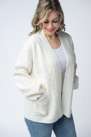 Kinsley Cardigan - Purple, Pink, and Green