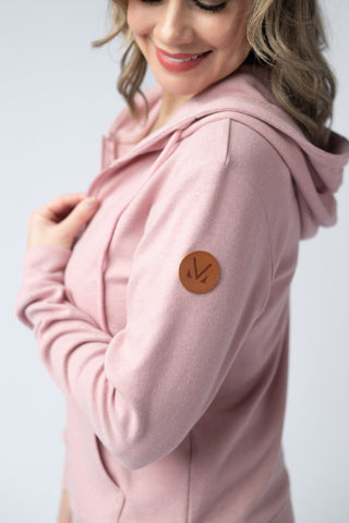 Fullzip Hoodie - Dusty Pink