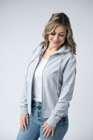 Fullzip Hoodie - Light Grey