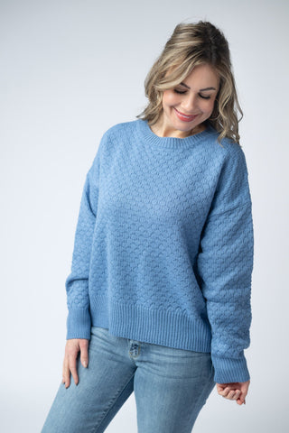 Gianna Pullover Sweater - Blue