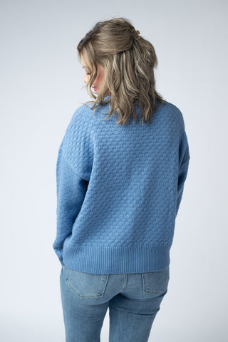 Gianna Pullover Sweater - Blue