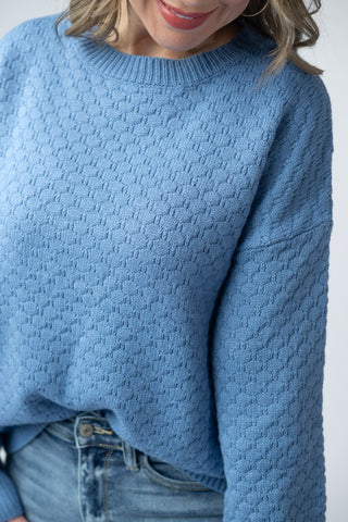 Gianna Pullover Sweater - Blue