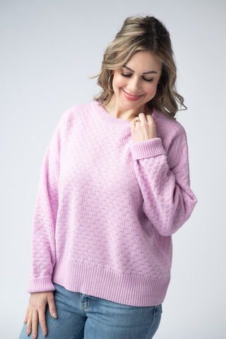 Gianna Pullover Sweater - Pink