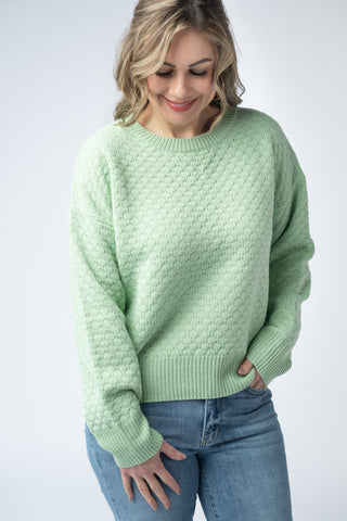Gianna Pullover Sweater - Spring Sage Green