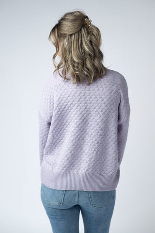 Gianna Pullover Sweater - Lavender