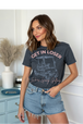 Dark Heather Gildan Tee