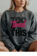 Dark Heather Gildan Sweatshirt