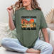 Heather Military Green Tee