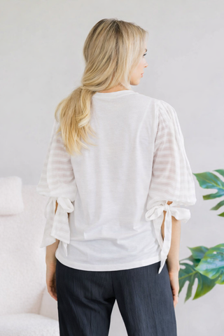 Duchess Tie Sleeve Top