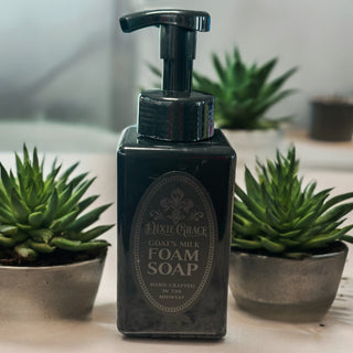 Dixie Grace Plated Foam Soap Bottle