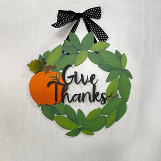 Pumpkin w/ Vine Magnetic Art Pop