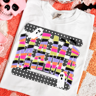 Spooky Mama Polka Dots Graphic Tee