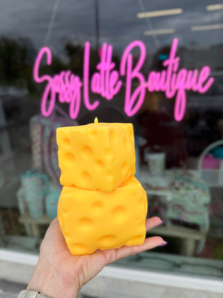 Large Cheese Block Squishy
