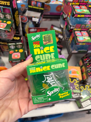 Green Soda Squishy Cube