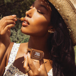 Poppy & Pout Rhinestone Rodeo Lip Scrub - Brown Sugar Bourbon