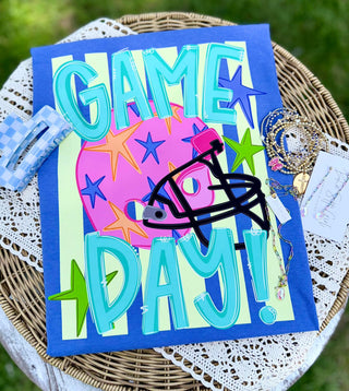 Game Day Helmet with Stars Graphic Tee