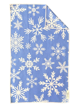 Snowfall: Double-Sided Hand Towel