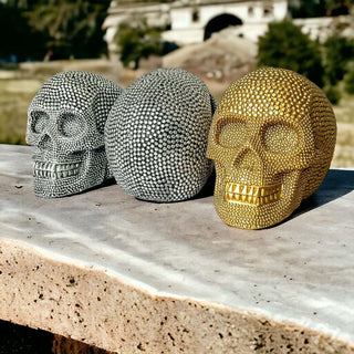 Resin Beaded Skulls