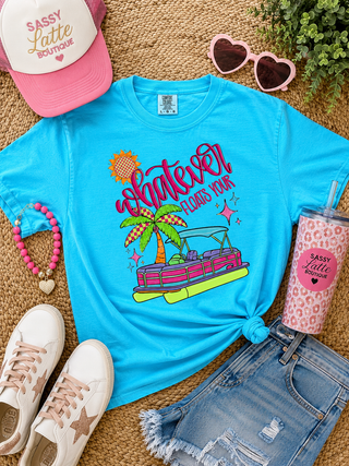 Whatever Floats Your Boat - Pontoon Graphic Tee