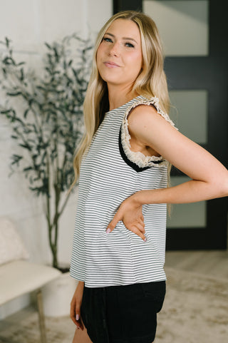 Exceeding Expectations Ruffled Sleeve Blouse