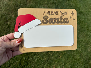 A Message From Santa Board