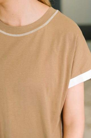 Feel Alright  Two Tone Contrast in Mocha