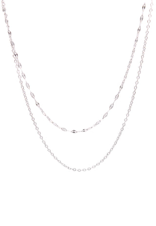 Resort - Double Luxe Chain Necklace - SS & WR
