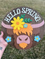 Hello Spring Cow