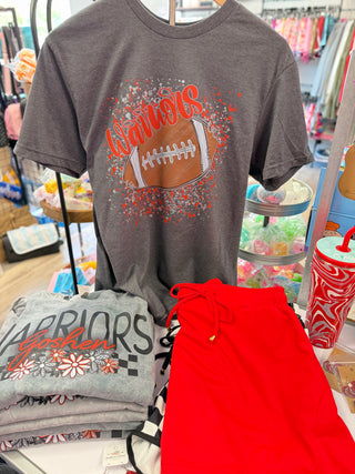 Warriors Splatter Football