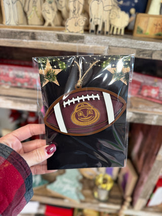 Football Ohio Mascot Ornament