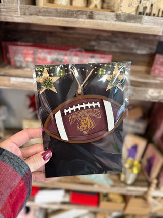 Football Cincinnati Tiger Ornament