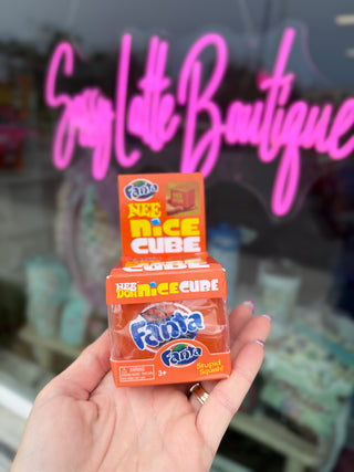 Orange Soda Squishy Cube
