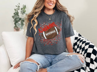 Warriors Splatter Football