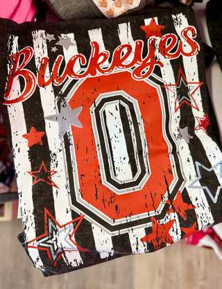 Block ‘O’ Stars & Stripes Mineral Wash Graphic Tee