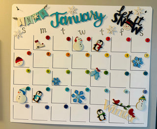 Calendar Number Magnets