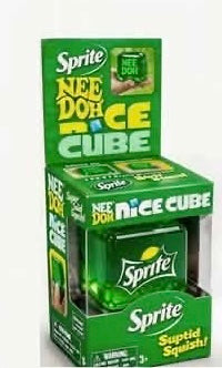 Green Soda Squishy Cube