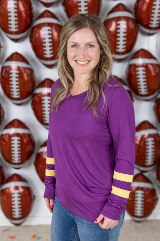 GameDay Larissa Long Sleeve Top - Minnesota