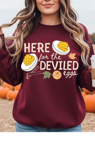 Here For The Eggs Graphic Tee