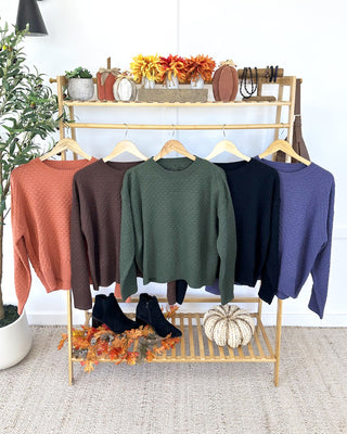 Gianna Pullover Sweater - Pumpkin