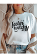 White Gildan Tee