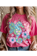 Heather Heliconia Gildan Tee