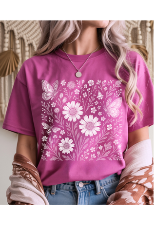 Boho Florals Graphic Tee