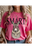 Heather Heliconia Gildan Tee